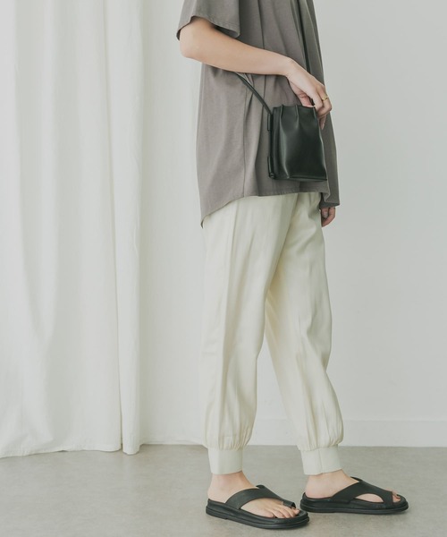 KBF+（ケービーエフプラス）の「KBF+　ジョガーパンツ（その他パンツ・レディース・ライトブルー/ブラック/アイボリー/イエロー系その他・ONE）」の11枚目の写真