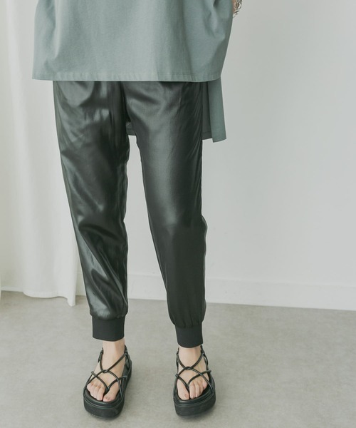 KBF+（ケービーエフプラス）の「KBF+　ジョガーパンツ（その他パンツ・レディース・ライトブルー/ブラック/アイボリー/イエロー系その他・ONE）」の16枚目の写真