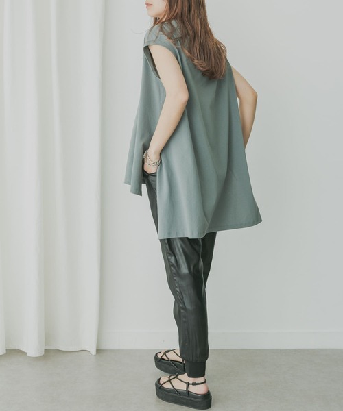 KBF+（ケービーエフプラス）の「KBF+　ジョガーパンツ（その他パンツ・レディース・ライトブルー/ブラック/アイボリー/イエロー系その他・ONE）」の7枚目の写真