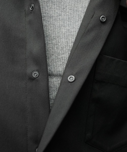 order（オーダー）の「order loose half sleeve shirt（シャツ/ブラウス・メンズ・ブラック/ダークグレー/サックスブルー/ベージュ・FREE）」の20枚目の写真