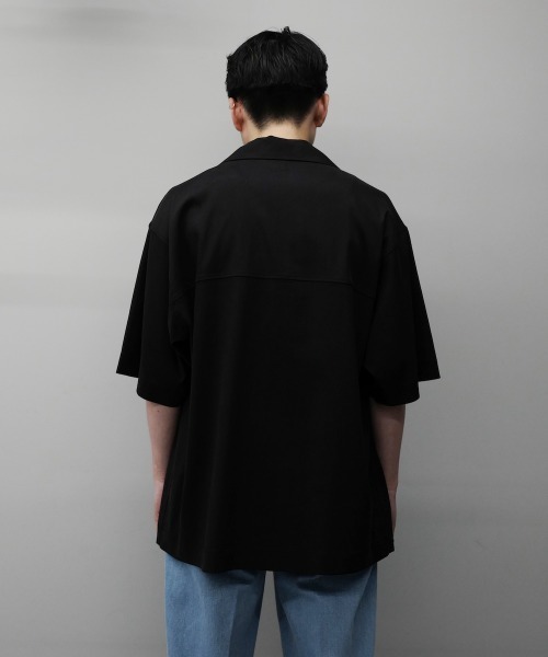 order（オーダー）の「order loose half sleeve shirt（シャツ/ブラウス・メンズ・ブラック/ダークグレー/サックスブルー/ベージュ・FREE）」の10枚目の写真