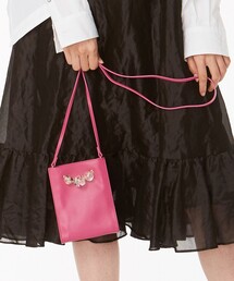 【VIOLA】 レザー スマホショルダー ミニバッグ