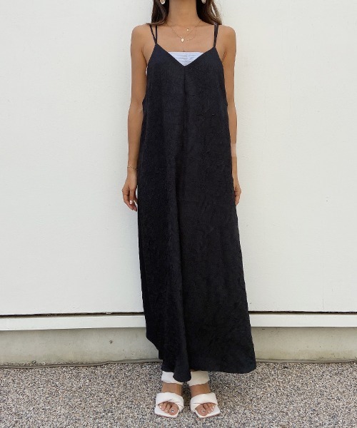 esutoreja（エストレジャ）の「バッククロスウェーブワンピース（ワンピース・レディース・ブラック/イエロー系その他/サーモンピンク・FREE）」の19枚目の写真