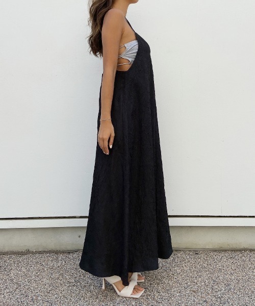 esutoreja（エストレジャ）の「バッククロスウェーブワンピース（ワンピース・レディース・ブラック/イエロー系その他/サーモンピンク・FREE）」の21枚目の写真