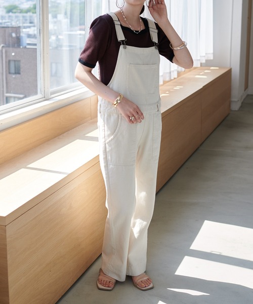 DISCOAT（ディスコート）の「【前後2WAY】ボーダーリンガーTシャツ（Tシャツ/カットソー・レディース・ブラック/ブラウン/グリーン/ピンク・FREE）」の13枚目の写真