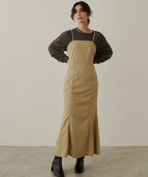 セール】【ロングセラー！】マーメイドラインロングキャミ