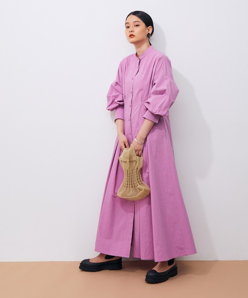 malamute(マラミュート)の「【malamute】sherbet bag(トートバッグ・レディース・ブラック/ベージュ/ライトグリーン・FREE)」の4枚目の写真