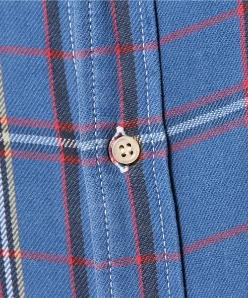 BEAMS PLUS(ビームスプラス)の「REMI RELIEF × BEAMS PLUS / 別注 チェックシャツ(シャツ/ブラウス・メンズ・イエロー/ブルー・MEDIUM/SMALL/LARGE/X-LARGE)」の12枚目の写真