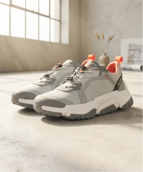 PALLADIUM(パラディウム)の「PALLADIUM/パラディウム オフグリッド ローカットスニーカー(スニーカー・メンズ・ブラック/ベージュ/グレー・26cm/27cm/28cm)」の2枚目の写真