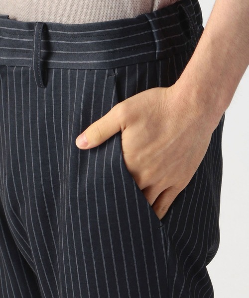 HIDEAWAYS NICOLE（ハイダウェイニコル）の「DELEGANTポンチパンツ（スラックス・メンズ・チャコールグレー/ネイビー/ブラック系その他/ネイビー系・SMALL/MEDIUM/X-LARGE/LARGE）」の14枚目の写真