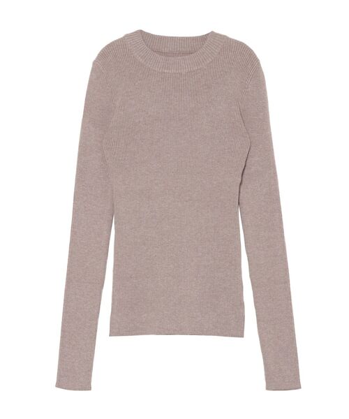 LAGUNAMOON（ラグナムーン）の「ベーシックリブクルーネックプルオーバー（ニット/セーター・レディース・アイボリー/モカ/マスタード/ブラック・FREE）」の18枚目の写真