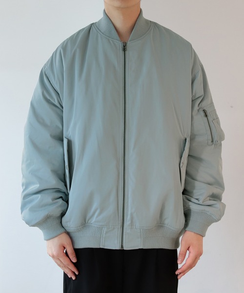 定価¥29,700【極美品】ビームス/オーバーサイズMA-1/ブルーネイビー/L 定価¥29,700【極美品】ビームス/オーバーサイズMA-1/ブルー