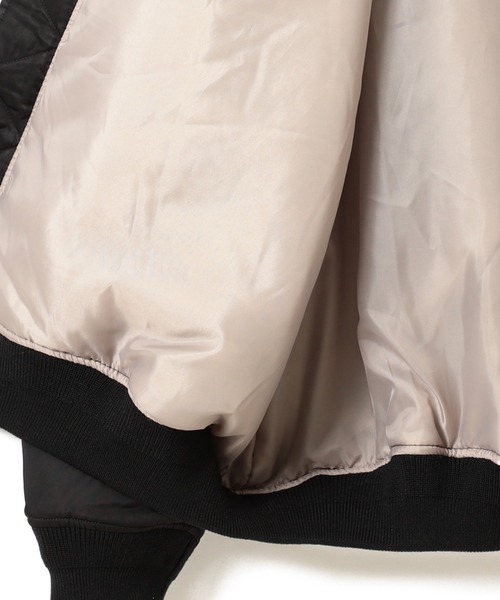 BeAMS DOT（ビームスドット）の「BeAMS DOT / オーバーサイズ MA-1 ジャケット（MA-1・メンズ・ライトブルー/ブラック・MEDIUM/LARGE）」の15枚目の写真