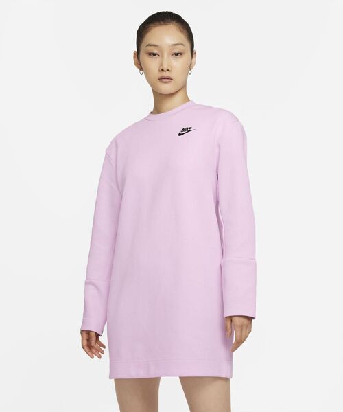 Nike★スポーツウェア 長袖ドレス ワンピース NIKE（ナイキ）の「ナイキ スポーツウェア スウッシュ