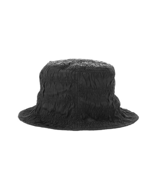 EMODA（エモダ）の「シャーリングナイロンバケットハット（ハット・レディース・ブラック/アイボリー・FREE）」の15枚目の写真