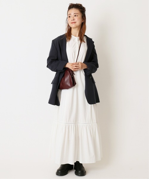 U by SPICK&SPAN（ユーバイスピックアンドスパン）の「≪追加≫はしごレース ティアードドレス 2◆（ワンピース・レディース・ブラック・FREE）」の9枚目の写真