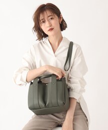 OPAQUE.CLIP | ダブルフロントポケットミドルトート【2WAY・軽量・抗菌防臭加工裏地使用】(トートバッグ)