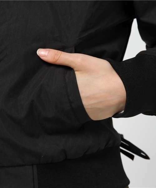 WEGO（ウィゴー）の「WEGO/レースアップブルゾン（ミリタリージャケット・レディース・ブラック/ライトピンク・FREE）」の13枚目の写真