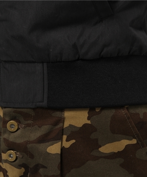 WEGO（ウィゴー）の「WEGO/レースアップブルゾン（ミリタリージャケット・レディース・ブラック/ライトピンク・FREE）」の15枚目の写真