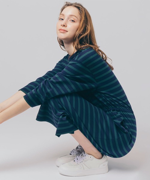 LACOSTE（ラコステ）の「ウィンメンズ L001 0321 1（スニーカー・レディース・オフホワイト/ホワイト×レッド/ホワイト×グリーン/ホワイト×ネイビー・23.5cm/24.5cm/23.0cm/24.0cm/22.5cm）」の5枚目の写真