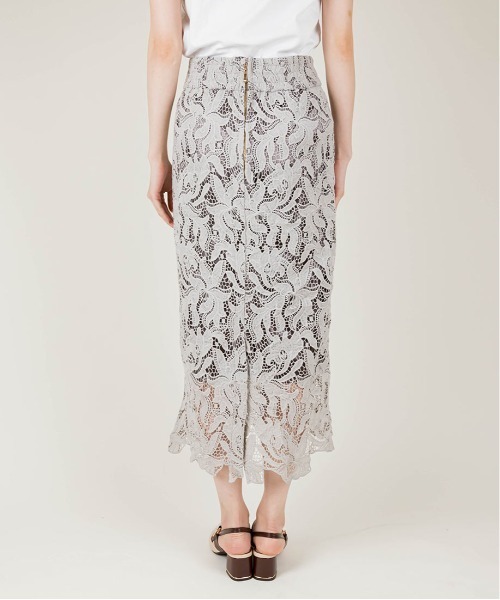 RANDA（ランダ）の「レースタイトスカート（スカート・レディース・グレー/ブラック/パープル・1/0）」の14枚目の写真