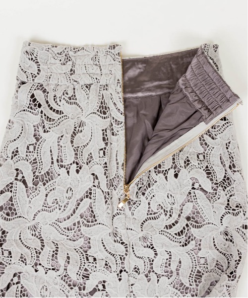RANDA（ランダ）の「レースタイトスカート（スカート・レディース・グレー/ブラック/パープル・1/0）」の16枚目の写真