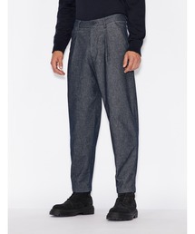ARMANI EXCHANGE | 【A|X アルマーニ エクスチェンジ】ワンタック　テーパードパンツ(スラックス)
