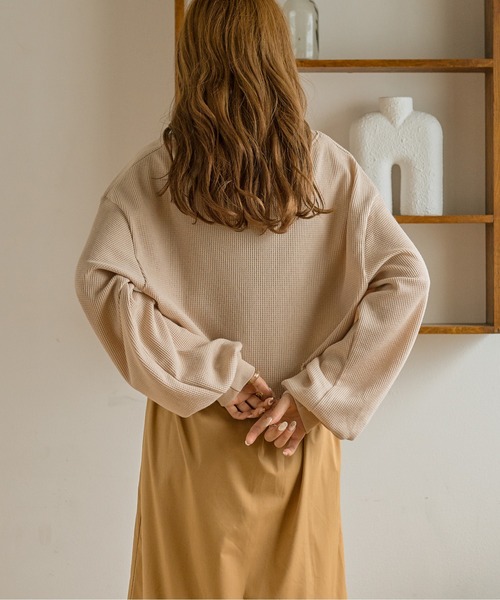 Ambre Neige(アンブルネージュ)の「ダメージカーディガン/【WEB/EC限定商品】(カーディガン/ボレロ・レディース・モカ/アイボリー/ベージュ/ブラック・FREE)」の11枚目の写真