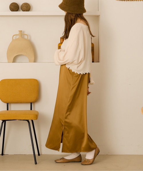 Ambre Neige(アンブルネージュ)の「ダメージカーディガン/【WEB/EC限定商品】(カーディガン/ボレロ・レディース・モカ/アイボリー/ベージュ/ブラック・FREE)」の16枚目の写真