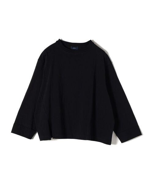 SHIPS(シップス)の「【WEB限定】ヘビーウェイトサイドスリットロングスリーブ◇(Tシャツ/カットソー・レディース・ブラック/ベージュ/ブルー系その他/チャコールグレー/グリーン・SMALL/MEDIUM)」の8枚目の写真