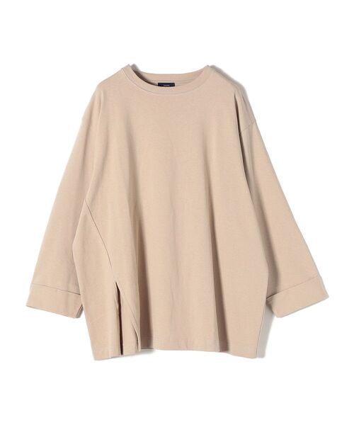 SHIPS(シップス)の「【WEB限定】ヘビーウェイトサイドスリットロングスリーブ◇(Tシャツ/カットソー・レディース・ブラック/ベージュ/ブルー系その他/チャコールグレー/グリーン・SMALL/MEDIUM)」の10枚目の写真