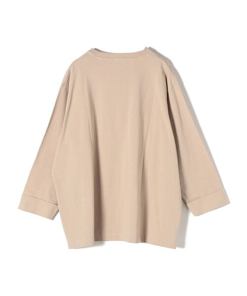 SHIPS(シップス)の「【WEB限定】ヘビーウェイトサイドスリットロングスリーブ◇(Tシャツ/カットソー・レディース・ブラック/ベージュ/ブルー系その他/チャコールグレー/グリーン・SMALL/MEDIUM)」の14枚目の写真
