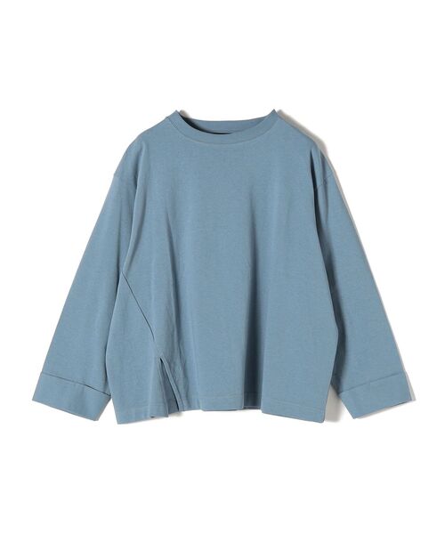 SHIPS(シップス)の「【WEB限定】ヘビーウェイトサイドスリットロングスリーブ◇(Tシャツ/カットソー・レディース・ブラック/ベージュ/ブルー系その他/チャコールグレー/グリーン・SMALL/MEDIUM)」の17枚目の写真