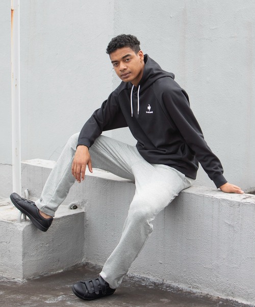 le coq sportif(ルコックスポルティフ)の「スポーツ メンズ リラックスルーズパンツ ロングパンツ ボトムス トレーニング トレーニングウェア スポーツウェア(その他パンツ・メンズ・ベージュ/ブラック/杢グレー・L/M/XL)」の9枚目の写真