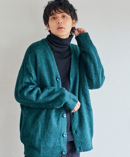 セール】【LikeUs】モヘアライクシャギーニットルーズ