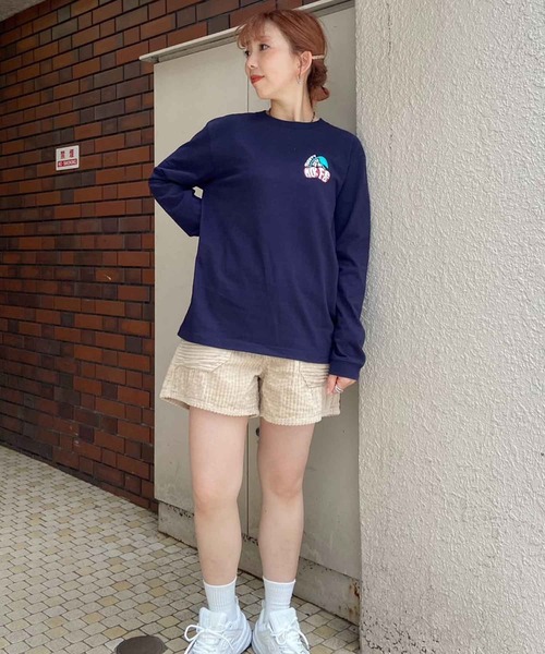 MILKFED.(ミルクフェド)の「L/S TEE CHERRY LOGO(Tシャツ/カットソー・レディース・ネイビー/ホワイト/ブラック・ONE SIZE)」の19枚目の写真