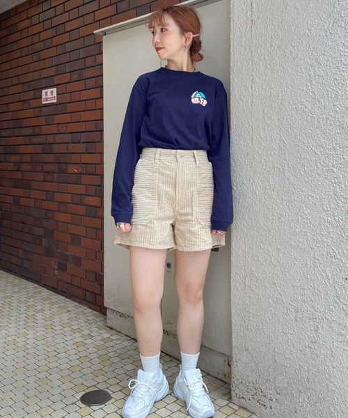 MILKFED.(ミルクフェド)の「L/S TEE CHERRY LOGO(Tシャツ/カットソー・レディース・ネイビー/ホワイト/ブラック・ONE SIZE)」の20枚目の写真
