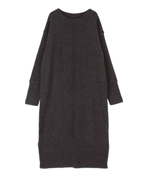 titivate（ティティベイト）の「リブ袖ロングニットワンピース（ワンピース・レディース・ライトベージュ/ブラウン/チャコール/ブルー/ダークグリーン・S/M/PS(XS－S)）」の18枚目の写真