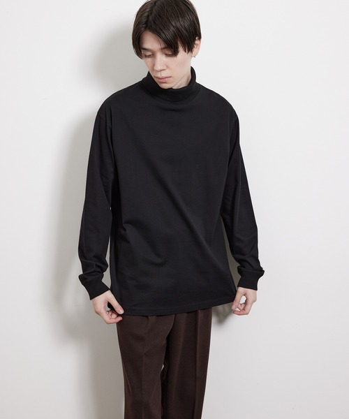 JUNRED(ジュンレッド)の「コットンタートルネックカットソー(Tシャツ/カットソー・メンズ・ホワイト/ブラック・L/M/S)」の15枚目の写真