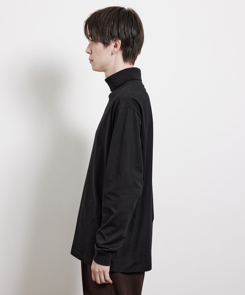 JUNRED(ジュンレッド)の「コットンタートルネックカットソー(Tシャツ/カットソー・メンズ・ホワイト/ブラック・L/M/S)」の8枚目の写真