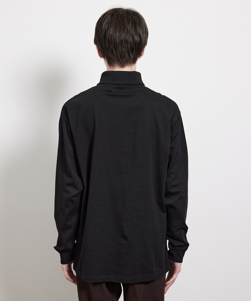 JUNRED(ジュンレッド)の「コットンタートルネックカットソー(Tシャツ/カットソー・メンズ・ホワイト/ブラック・L/M/S)」の7枚目の写真