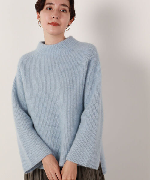 セール】ラメ×FOX混片畦プルオーバーニット（ニット/セーター