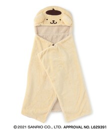 ◆【ポムポムプリン】フード付きブランケット