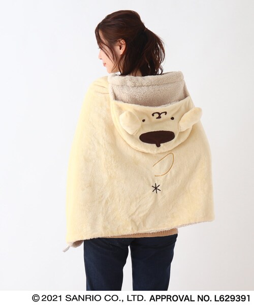 SHOO・LA・RUE（シューラルー）の「◆【ポムポムプリン】フード付きブランケット（ブランケット・レディース・イエロー・00）」の4枚目の写真