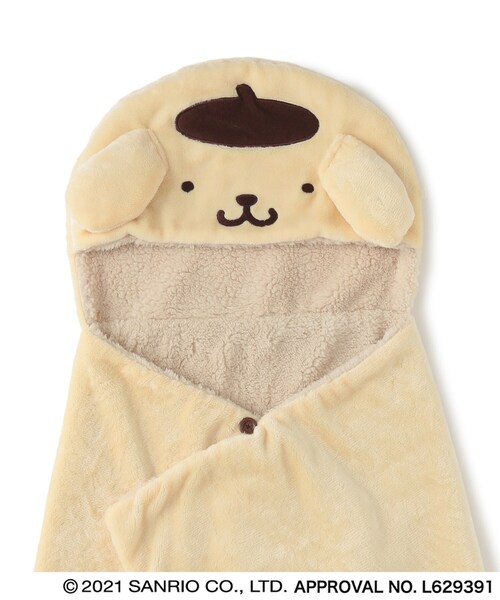 SHOO・LA・RUE（シューラルー）の「◆【ポムポムプリン】フード付きブランケット（ブランケット・レディース・イエロー・00）」の11枚目の写真