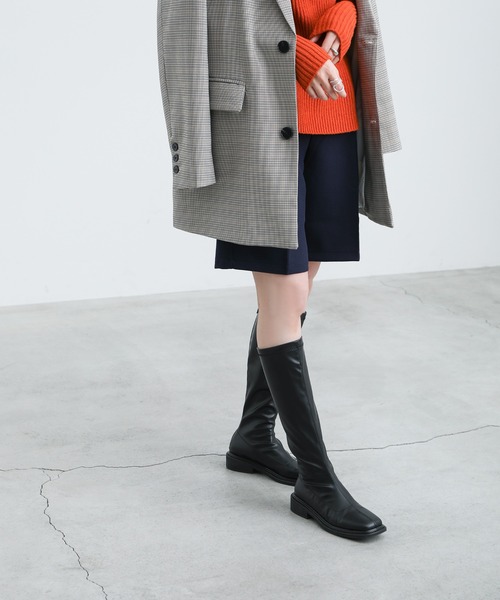 select MOCA（セレクトモカ）の「2021 AW シングルタックハーフパンツ（その他パンツ・レディース・ブラック/ネイビー/ダークベージュ・FREE）」の20枚目の写真