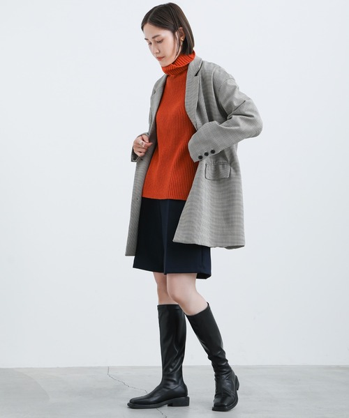 select MOCA（セレクトモカ）の「2021 AW シングルタックハーフパンツ（その他パンツ・レディース・ブラック/ネイビー/ダークベージュ・FREE）」の18枚目の写真