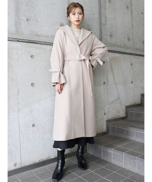 MURUA セーラーカラーコート MURUA セーラーカラーコート（グリーン） -ファッション通販