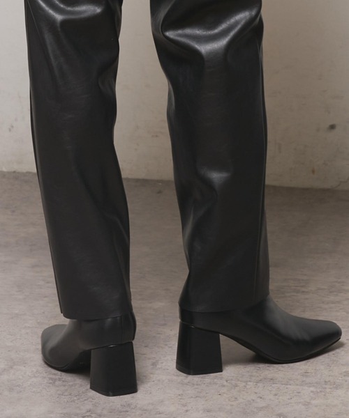 CIAOPANIC（チャオパニック）の「センターシームショートブーツ（ブーツ・レディース・ブラック/イエロー/モカ・38/36/37）」の8枚目の写真