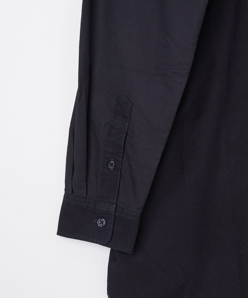 CIAOPANIC TYPY（チャオパニックティピー）の「オックス裏起毛 バンドカラーオーバーシャツ（シャツ/ブラウス・メンズ・ブラック/オフホワイト/ブルー/サンドベージュ・SMALL/MEDIUM/LARGE）」の15枚目の写真